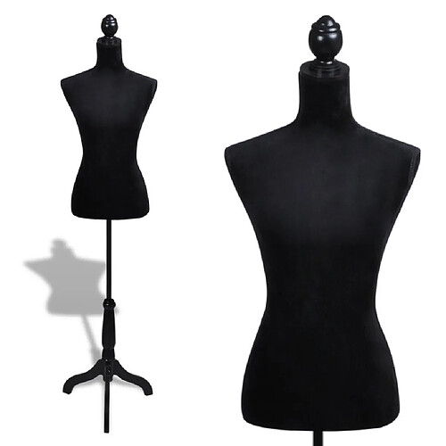 Helloshop26 Buste de couture hauteur réglable mannequin femme 2002008