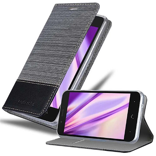 Cadorabo Coque BQ Aquaris X5 Etui en Gris