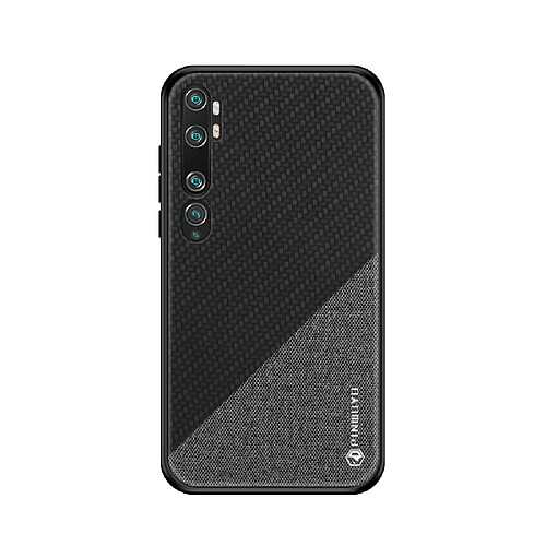 Coque en TPU + PU noir pour votre Xiaomi Mi CC9 Pro/Mi Note 10