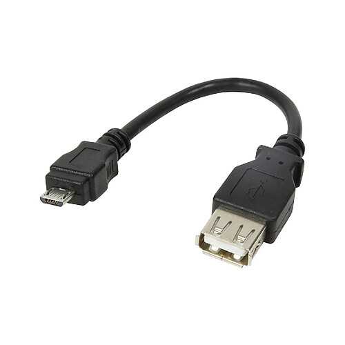 LogiLink Câble adaptateur micro USB-B mâle - USB-A femelle ()