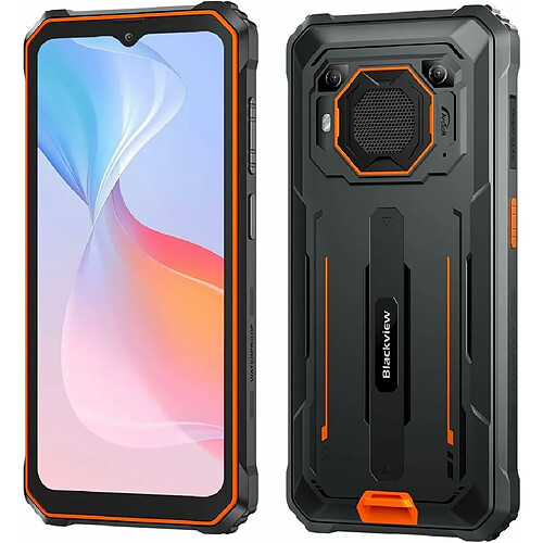 Orange BLACKVIEW BV6200 PRO Robuste Smartphone 6Go/126Go Dual sim 4G android 13 13000mAh(18W) (438g)