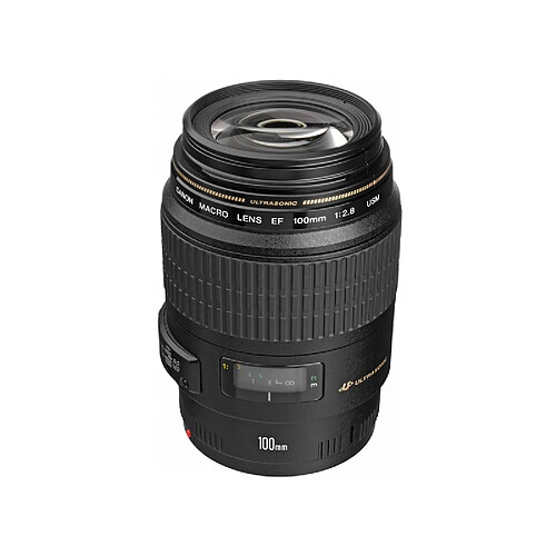 CANON Objectif EF 100mm f/2,8 USM Macro Garanti 2 ans