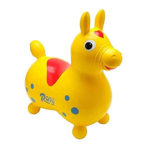 Ledraplastic Spa Cheval Sauteur gonflable, jaune