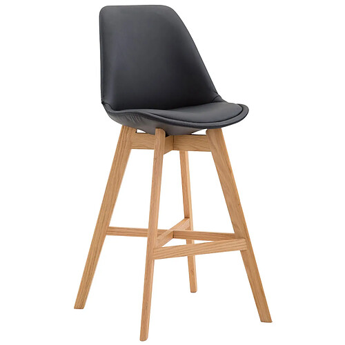 Non Tabouret de bar Cannes simili cuir Natura