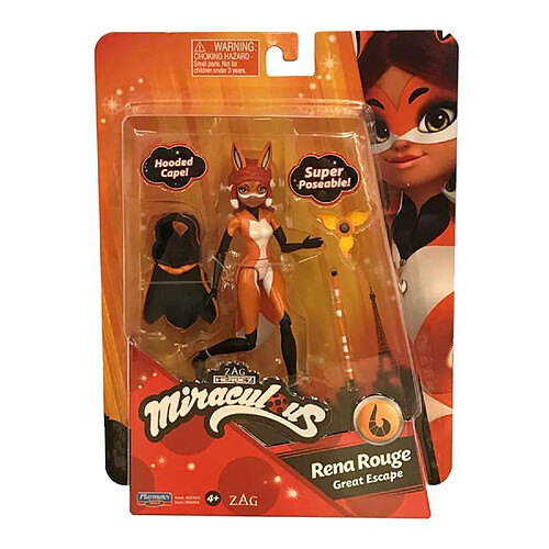 Playmates Figurine de collection Miraculous Rena Rouge