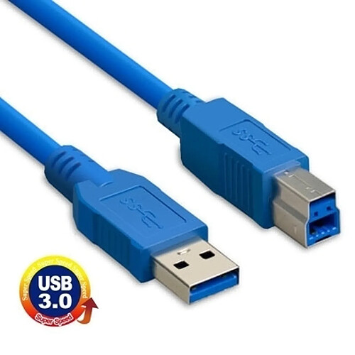 Wewoo Câble USB 3.0 A mâle à B Extension / transfert de données / d'imprimante, longueur: 1,5 m