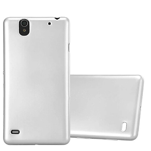 Cadorabo Coque Sony Xperia C4 Etui en Argent