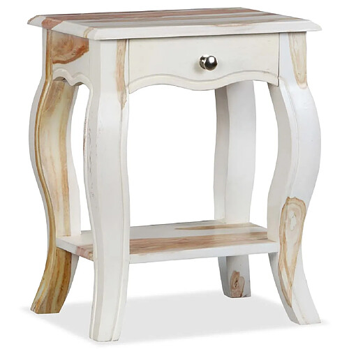 vidaXL Table de chevet Bois massif 40x30x50 cm