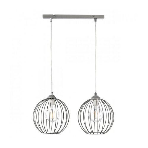 Onli Suspension MELONE 2 Light Métal Gris