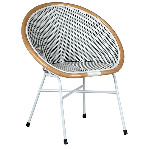 Aubry Gaspard Fauteuil en rotin synthétique Ode.