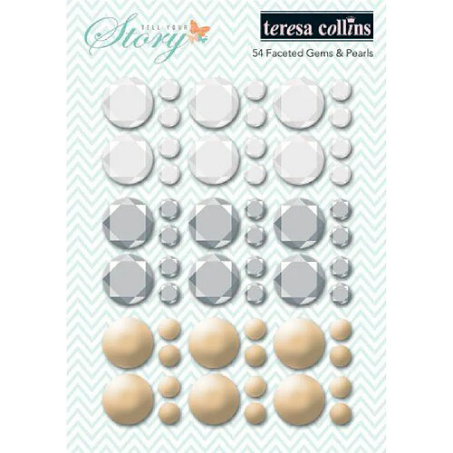 Lire votre histoire Teresa Collins Designs pierres à facettes