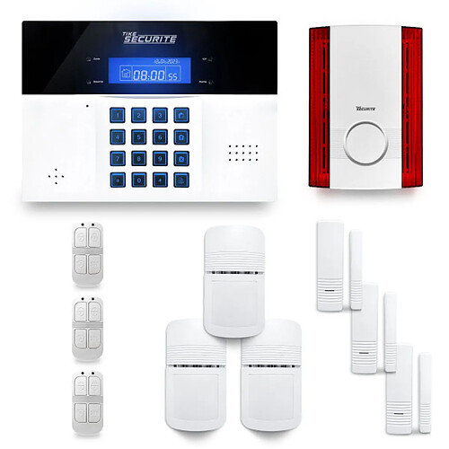 Tike Securite Alarme maison sans fil DNBi28 Compatible Box internet