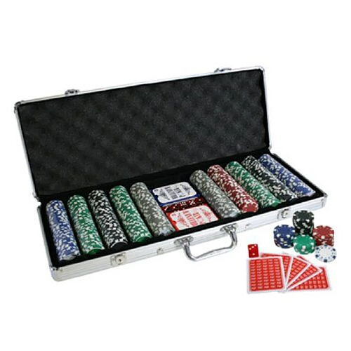 MGM - 140500 - Jeu de Société - Mallette Poker Aluminium