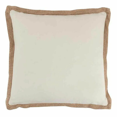 Paris Prix Coussin Déco Bord Tissage 45x45cm Beige