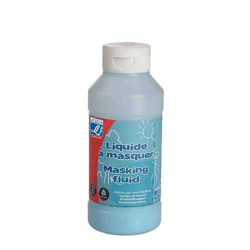 L&B Education - 188319 - Loisir Créatif - Liquide à Masquer Bleu Education - 250 ml