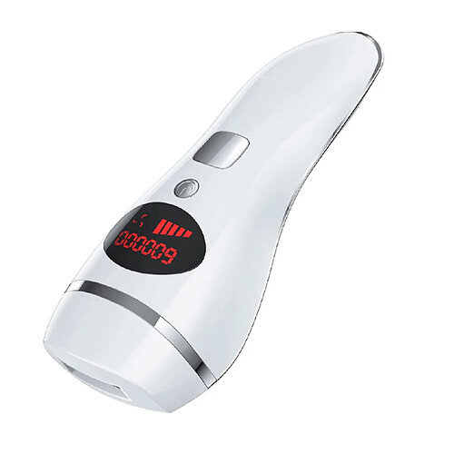 Chrono Épilation au laser Épilation IPL pour femmes et hommes Appareil permanent indolore à domicile mis à niveau jusqu'à 999 900 flashs, blanc