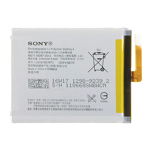 Batterie Origine Sony Pour Sony Xperia XA LIS1618ERPC (2300 mAh)