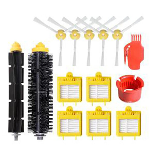 Ensemble de 1pc brosses à rouleaux, 5pcs brosses latérales, 5pcs filtres, 1pc lame rouge, 1pc cylindre Pour iRobot Roomba série 700 760770772774775780790