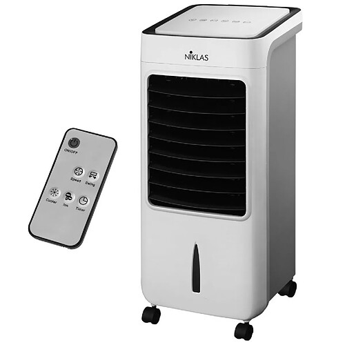 Ventilateur Rafraichisseur d'air mobile NIKLAS ICEBERG 80W Télécommande 3 vitesses