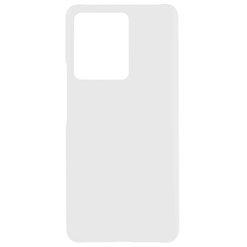 Coque en TPU anti-rayures, caoutchouté brillant, anti-traces de doigts pour votre Vivo iQOO 10 5G - blanc