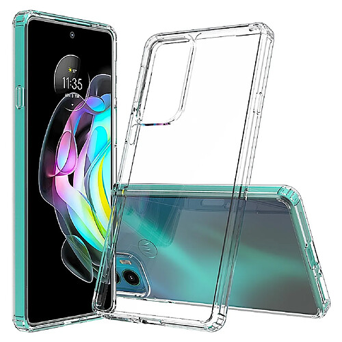 Coque en TPU + acrylique antichoc transparent pour votre Motorola Edge 20