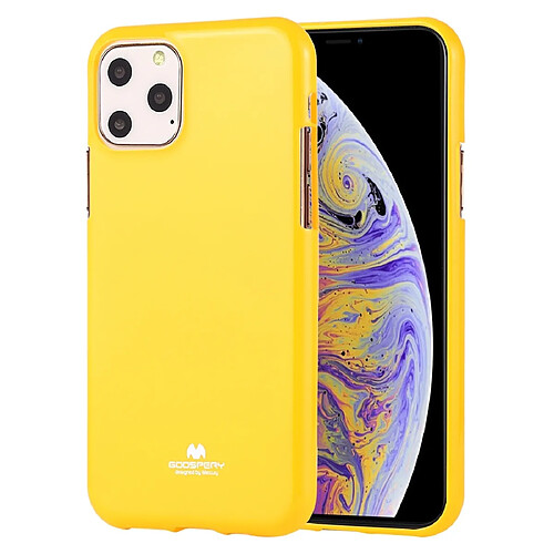 Wewoo Coque Souple JELLY TPU anti-choc et anti-rayures pour iPhone 11 Pro Jaune