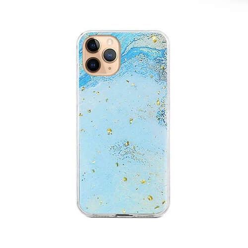 Funda Silicona Forcell Marble Apple iPhone 11 Pro Azul