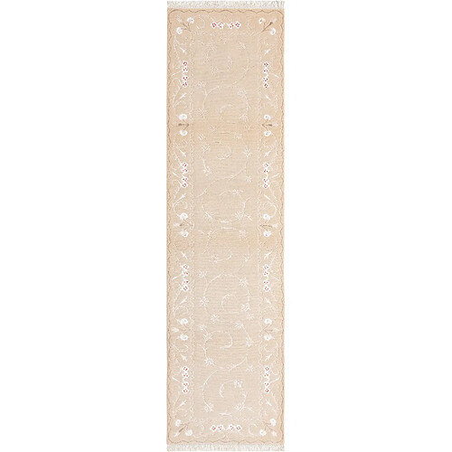 Vidal Tapis de couloir en laine 292x79 brun Darya