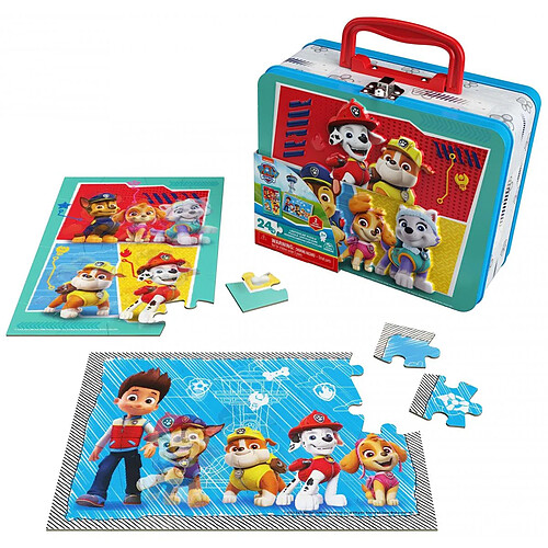 Spinmaster Grande Valisette Avec 2 Puzzles Lenticulaires Pat Pattrouille