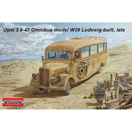 Roden Maquette Camion Opel Blitz 3.6 - 47 Omnibus Model W39 Ludewig Built Late