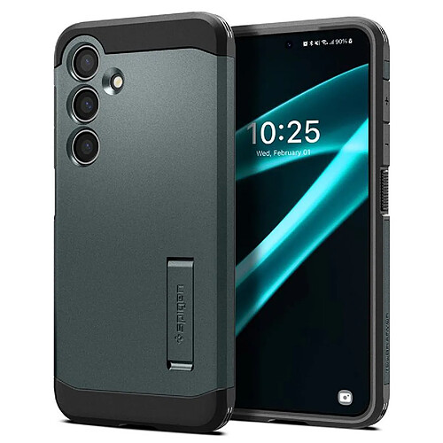 Spigen Sgp Spigen Tough Armor Coque Compatible avec Samsung Galaxy S24 Plus 5G - Vert