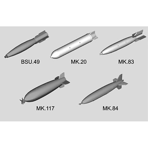 Smart Missiles (26 pcs.) - 1:32e - Trumpeter