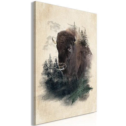 Artgeist Tableau - Stately Buffalo (1 Part) Vertical [20x30]