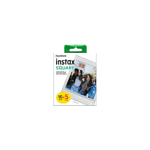 Papier photo instantané Fujifilm FILM INSTAX SQUARE MEGA PACK 50 FILMS