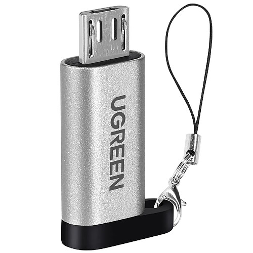 Adaptateur USB-C vers micro-USB Charge et Synchronisation 2.4A XO Ugreen - Gris