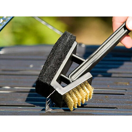 Brosse nettoyage 3 en1 pour grille barbecue - Campingaz