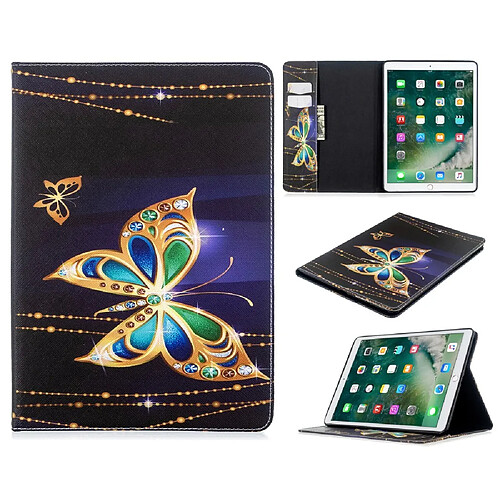 Etui en PU impression de motifs avec support papillon pour votre Apple iPad 10.2 (2019)