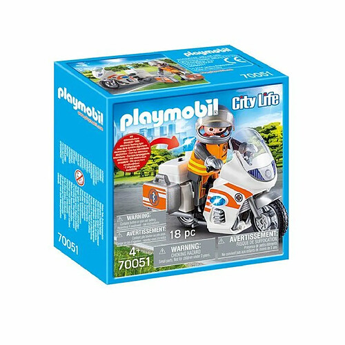 Playmobil® Urgentiste et moto Playmobil City Life 70051