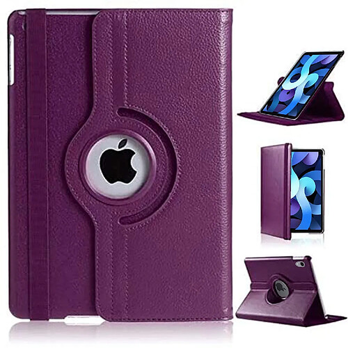 Xeptio Etui rotatif 360 degrés violet Apple iPad AIR 4 10,9 pouces 2020 / iPad AIR 5 M1 2022 - Housse Pochette protection iPad Air 4eme / 5eme generation