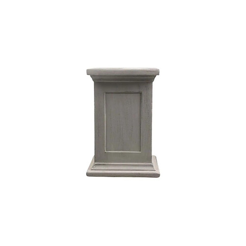 Stonelite Socle en fibres pour statues 33 x 33 x 50 cm Gris.