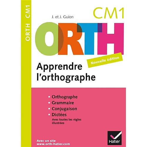 Apprendre l'orthographe, CM1 · Occasion