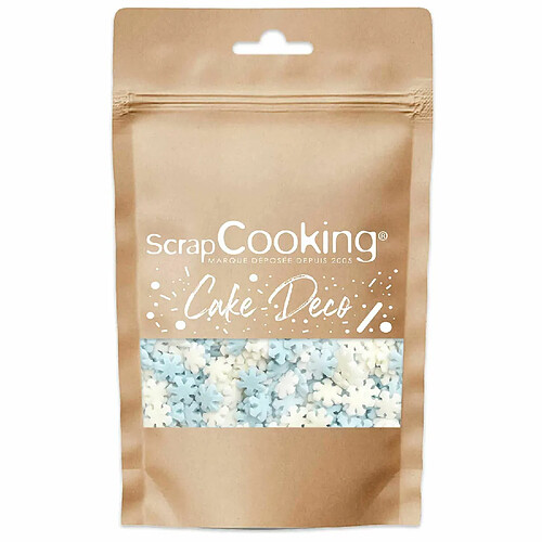 Scrapcooking Décors sucrés flocons nacrés 50 g