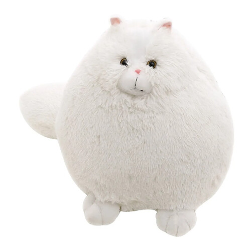 Universal 30cm mignon dessin animé mignon style peluche chinchilla jouet peluche animal poupée kawaii film personnage coussin coussin cadeau | coussin de luxe (blanc)