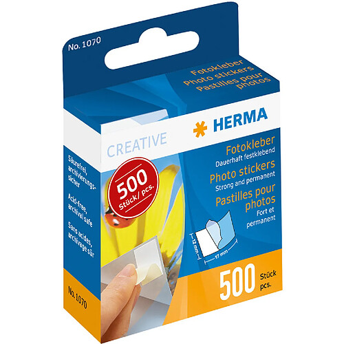 HERMA Pastilles pour photos dans un carton distributeur, ()