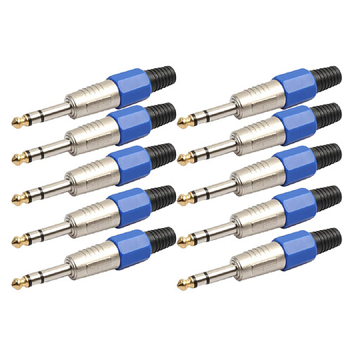 Adaptateurs Audio Stéréo XLR 6.35mm, 10pcs