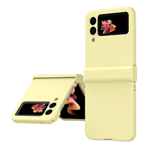 Coque en TPU anti-chute, antichoc jaune pour votre Samsung Galaxy Z Flip3 5G