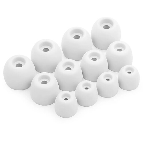 OKULI 12 x Écouteurs en Silicone Embouts d'oreilles pour Samsung Galaxy Buds 2 Pro Casque Écouteurs en Blanc