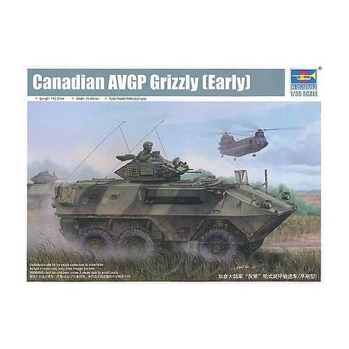 Trumpeter Maquette Véhicule Canadian Avgp Grizzly 6x6 (early)