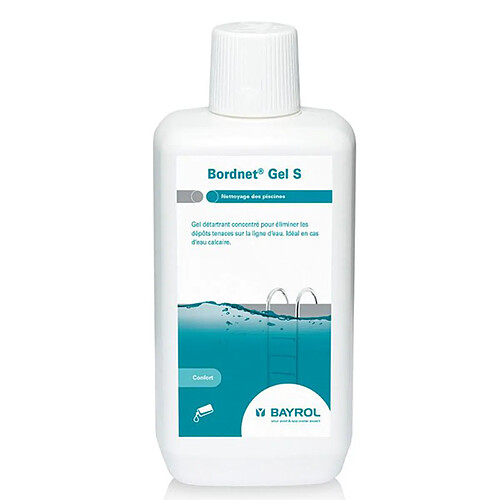 Gel détartrant pour ligne d'eau 1l - bordnet gel s - BAYROL