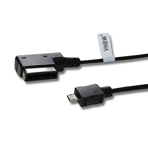 Vhbw câble de connexion AMI pour Micro-USB avec systéme MMI pour AUDI, VW, SKODA et SEAT